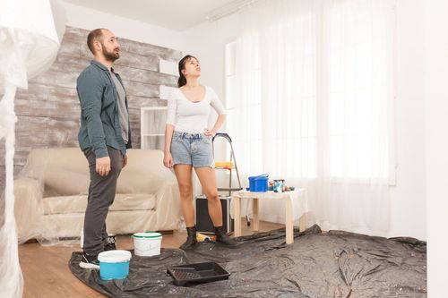 Renoviertes Wohnzimmer